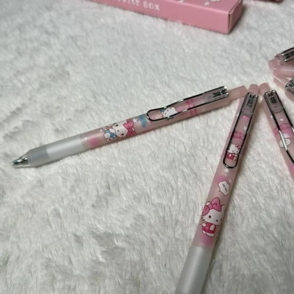 Hello Kitty Surprise Box Kawaii Pen writing pen -  3 pens - Picture 3 of 9